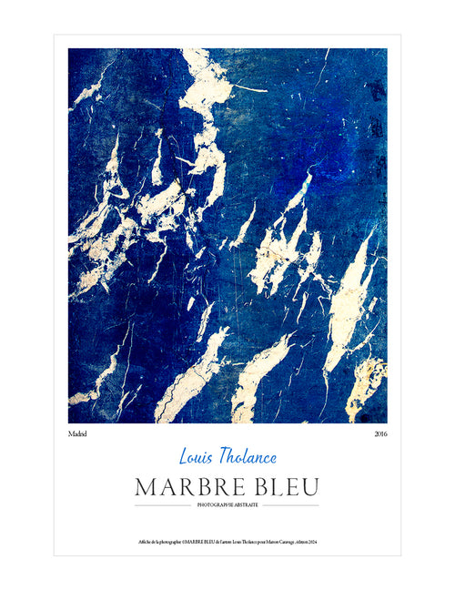 Marbre Bleu Poster