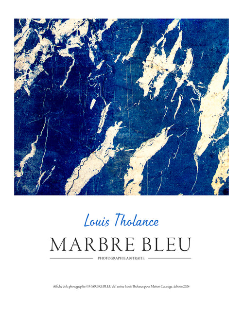 Marbre Bleu Poster