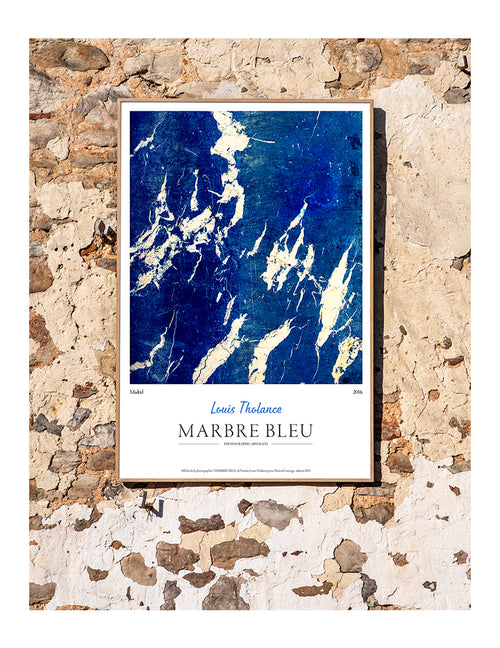 Marbre Bleu Poster